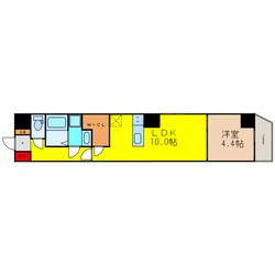 C.COLOR南新町の物件間取画像